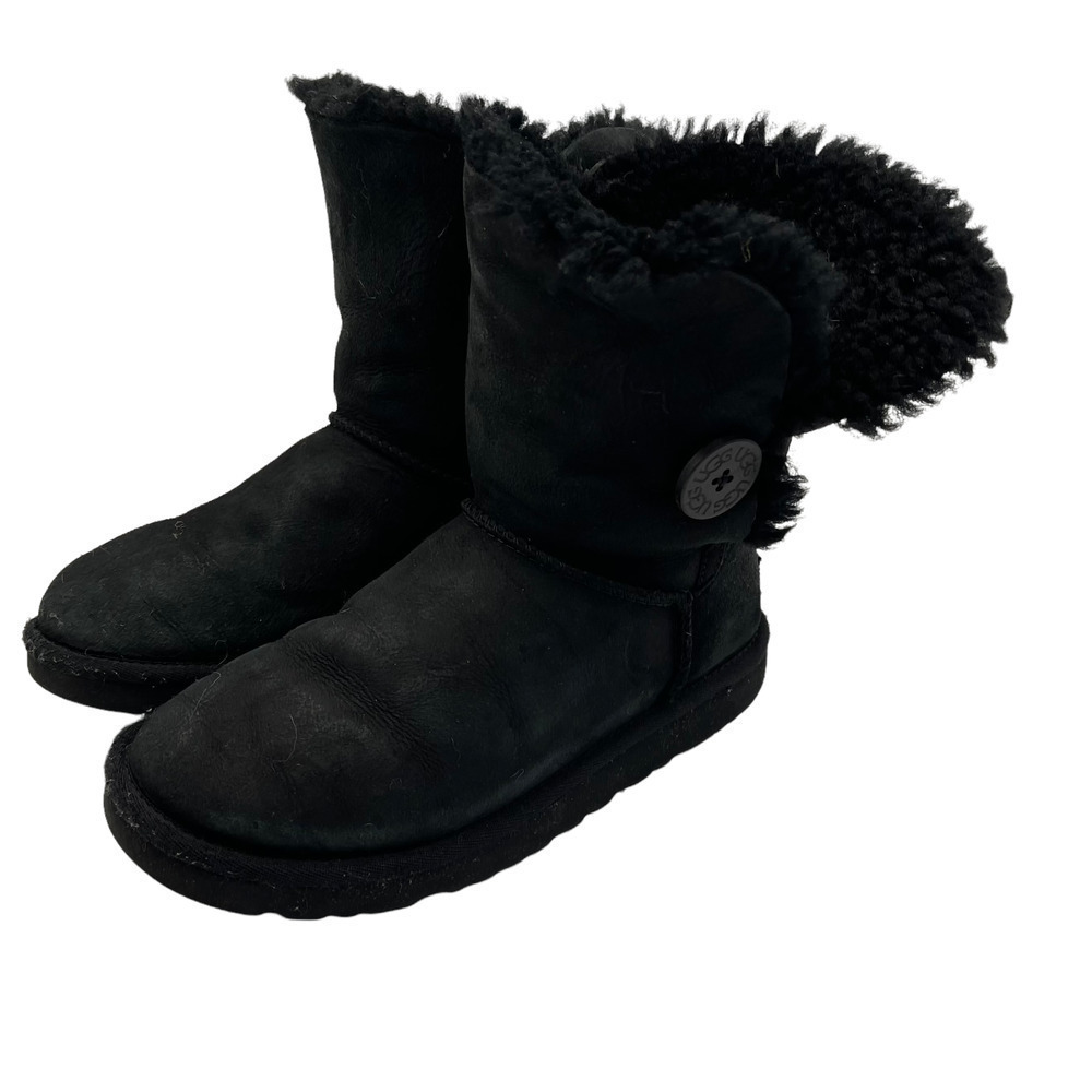 Ugg Bailey Button II Black Boots